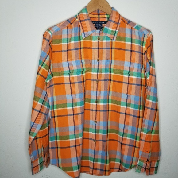 ralph lauren plaid shirt womens